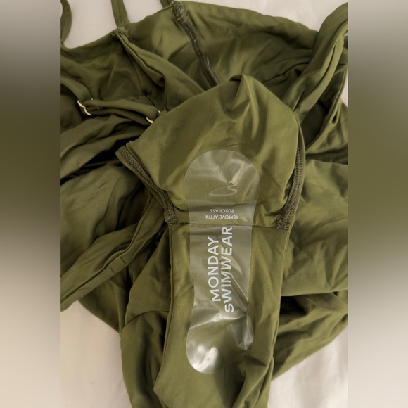 Monday Swimwear Olive One Piece - Picture 4 of 4